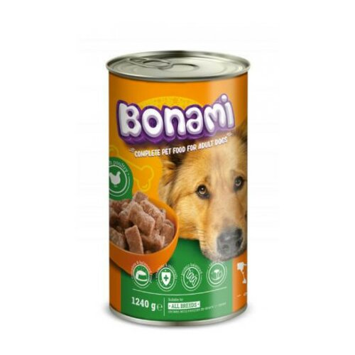 BONAMI konzerva za pse Živina 1240g ( 070455 ) Slike
