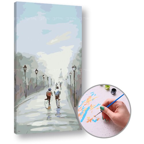  Slikanje po brojevima U PARU - Level Starter 80x40 cm | bez okvira Slike