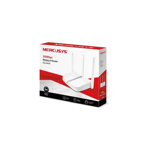 Router Mercusys MW305R 300Mbps, 3x5dBi fixed omni directional antennas, 4×10/100Mbps LAN ports, IEEE 802.11n, IEEE 802.11g, IEEE 802.11b, 2.4GHz, CE, Cijene