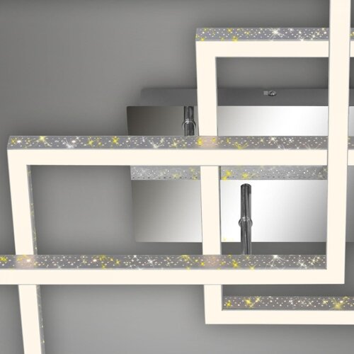 BRILO prigu&amp;scaron;iva LED stropna svetiljka FRAME LED/57W/230V 3000K mat hrom Slike