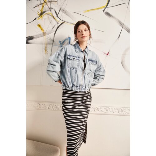 Marisse Women's Jacket L-Ku-4319 L.Blue Cene
