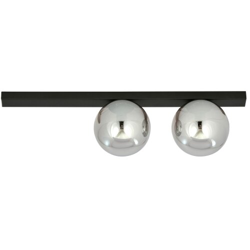  plafonsko svetlo fit 2xE14/10W/230V crno/sivo Slike