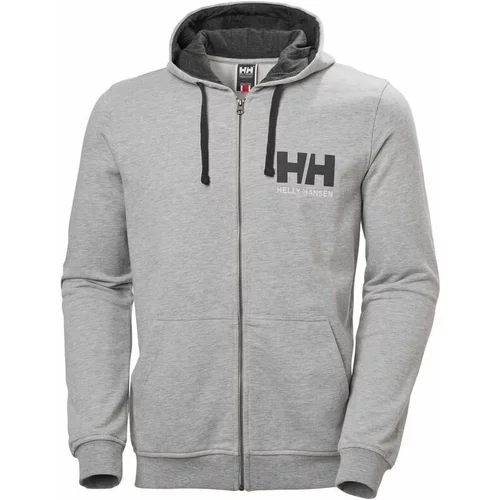 Helly Hansen Men's HH Logo Full Zip Hoodie Grey Melange M