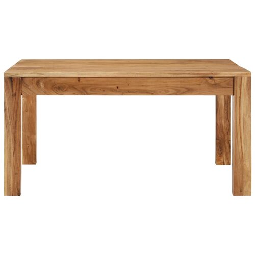 Maison Chic Klubska mizica - kavna mizica - Nizka mizica 80x80x40 cm trden akacijev les, (21755061) Cene
