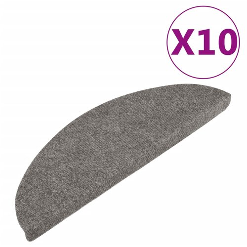 Maison Chic Preproga, Ruge za stopnice samolepilne 10 kosov sive 56x17x3 cm, (22120765) Cene