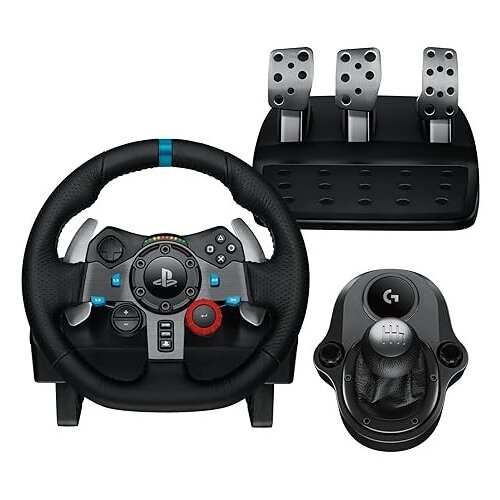Logitech G29 driving force gaming racing wheel + shifter Slike