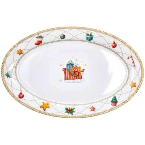 Tognana tanjir madison fairy tale, 37 cm, beli Cene