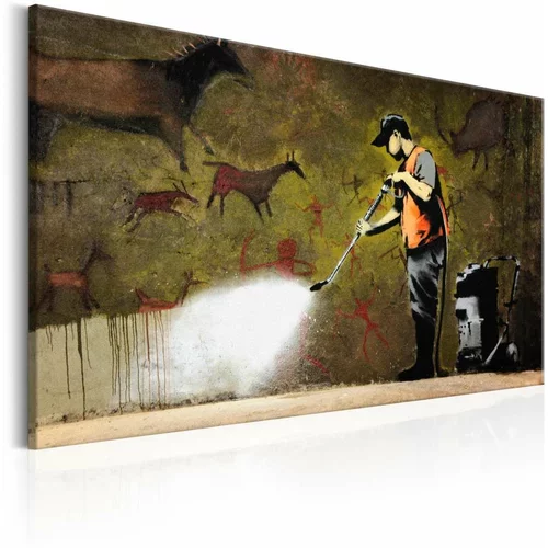  Slika - Cave Painting by Banksy 120x80