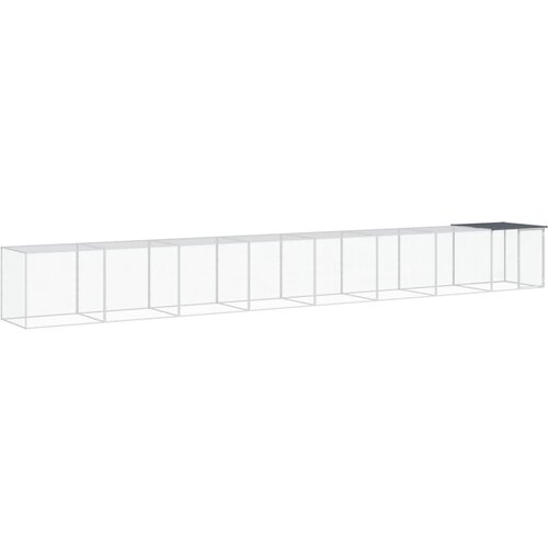  Kavez za koko&amp;scaron;i s krovom antracit 803x98x90 cm pocinčani čelik Slike