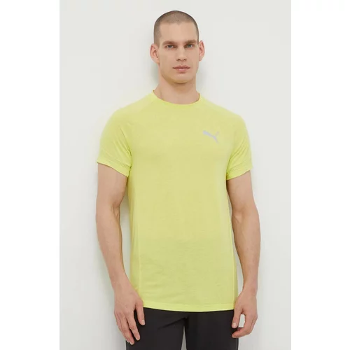 Puma Kratka majica EVOSTRIPE moška, zelena barva, 678992
