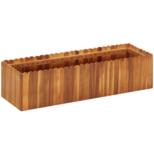 Furnova Visoka greda 100x30x25 cm trden akacijev les, (21919962) Cene
