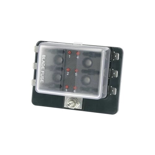 TRU COMPONENTS Držač osigurača s indikatorom statusa, pogodan za plosnate osigurače Standard 30 A 32 V/DC TC-R3-76-01-3L106 1 ko Cijene