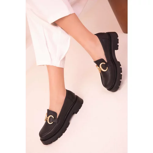 Soho Black Women's Loafers 17813