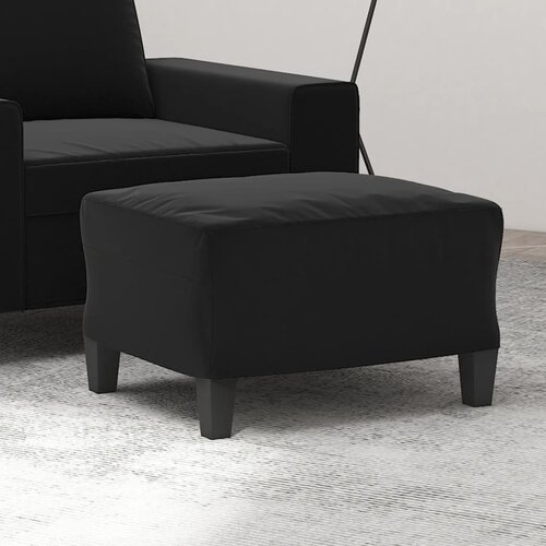 vidaXL Stolček za noge črn 60x50x41 cm tkanina iz mikrovlaken Cene