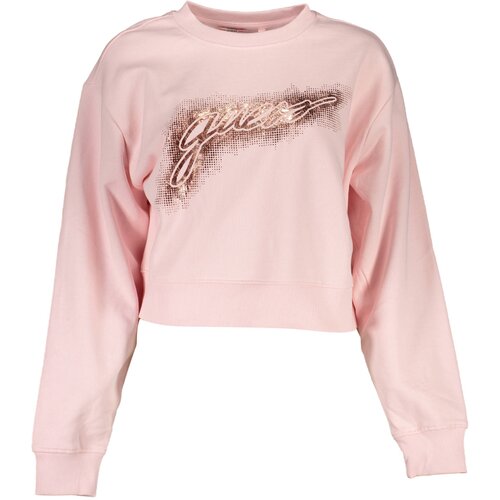 Guess Jeans SWEATSHIRT WITHOUT ZIP MAN PINK Slike
