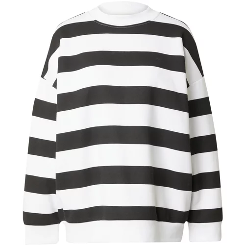 LeGer by Lena Gercke Sweater majica 'Vanessa' crna / bijela