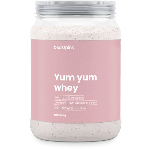 BeastPink Yum Yum Whey - BeastPink 500 g jagoda Slike