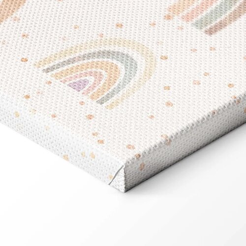  Slika - Spring - Pastel Rainbows with Hearts on a Rainy Day 30x20 Standard Slike