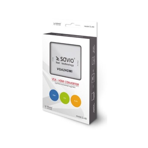 Savio Pretvornik VGA v HDMI Full HD 1080p 60Hz Slike