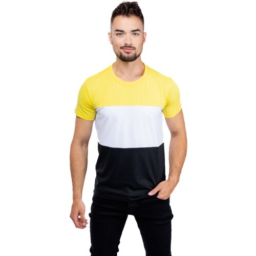 Glano Man T-shirt - yellow Slike