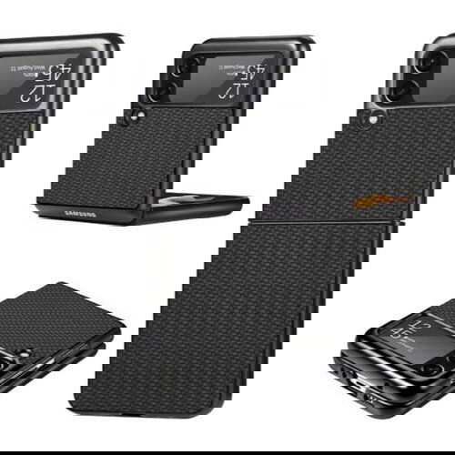 Chameleon Okrasni pokrovček (81) za Samsung Galaxy Z Flip 3 5G - črn Cene