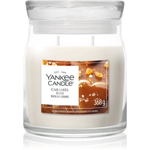 Yankee Candle Caramel Kiss di&amp;scaron;eča sveča 368 g Slike