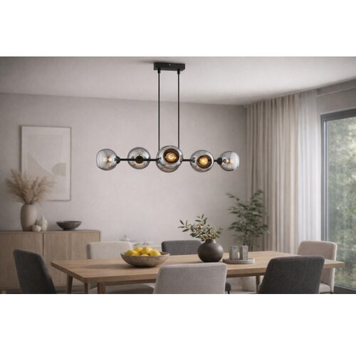  Brilagi - Visilica na sajli 6xE27/60W/230V crna/dimno siva Slike