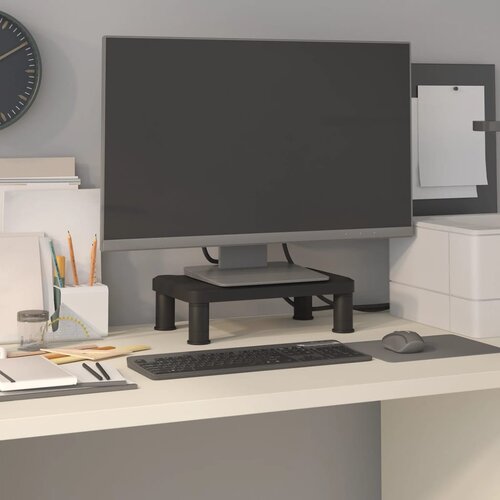 vidaXL Stojalo za monitor črno 38x24x10,5 cm Cene