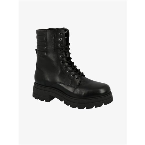 Tom Tailor Black Women&amp;#039;s Leather Ankle Boots - Women Slike