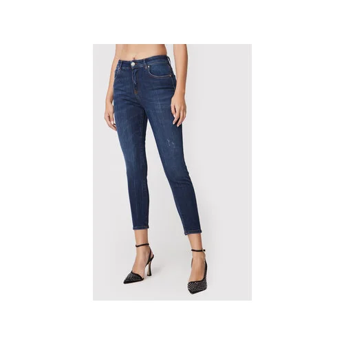 Pinko Jeans hlače Sabrina 1J10ZU Y78M Modra Skinny Fit