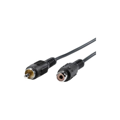 Value 11.99.4329 Cinch audio produžetak [1x muški cinch konektor - 1x ženski cinch konektor] 10.00 m crna sa zaštitom Cijene