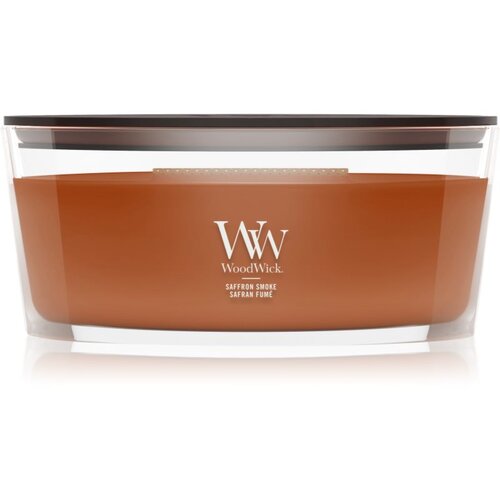 WoodWick Saffron Smoke di&scaron;eča sveča z lesenim stenjem 453.6 g Cene
