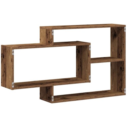 VidaXL Zidna polica staro drvo 104x20x58,5 cm konstruirano drvo Slike