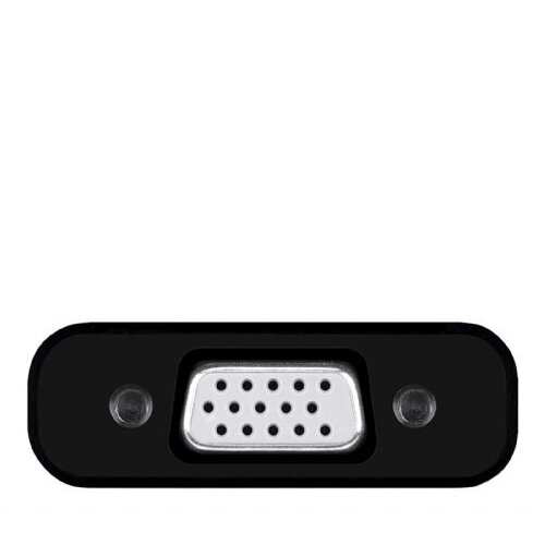 Belkin HDMI / VGA Adapter [1x Ženski konektor HDMI - 1x Ženski konektor VGA, Priključna doza za 3,5 mm banana utikač] Crna Slike