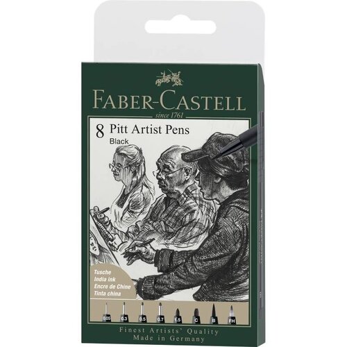 Faber-Castell FABER CASTELL Set za crtanje Pitt Art pen 8/1 167158 Slike