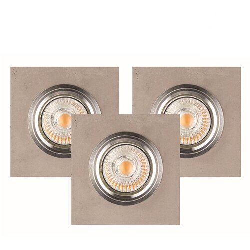  Spot-Light 2515336 - KOMPLET 3x LED ugradno svetlo VITAR 1xGU10/5W/230V beton Cene