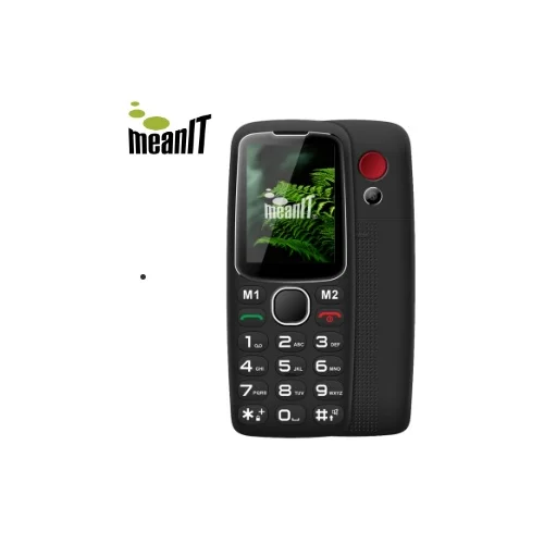 Telefon MOBILNI, 2.4" ZASLON, BT, SOS TIPKA, CRNI