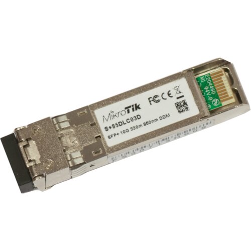 MikroTik S+85DLC03D MM 10G SFP+ , 850nm, LC, 300m Slike