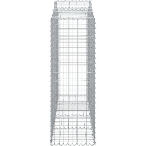  Lučne gabionske ko&amp;scaron;are 25kom 200x50x140/160cm pocinčano željezo Slike