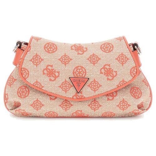 Guess Torbe BEYZA FLAP SHOULDER Oranžna Cene