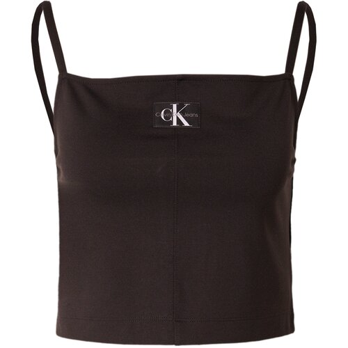 Calvin Klein Jeans Top 'MILANO' črna / bela Cene