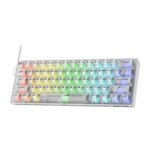Jite Gaming Mehanička Tastatura G-61 RGB Wireless Transparent Slike