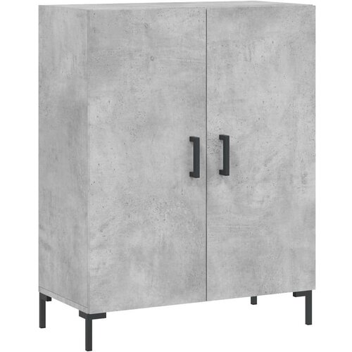 VidaXL Visoka komoda siva betona 69 5x34x180 cm od konstruiranog drva Slike