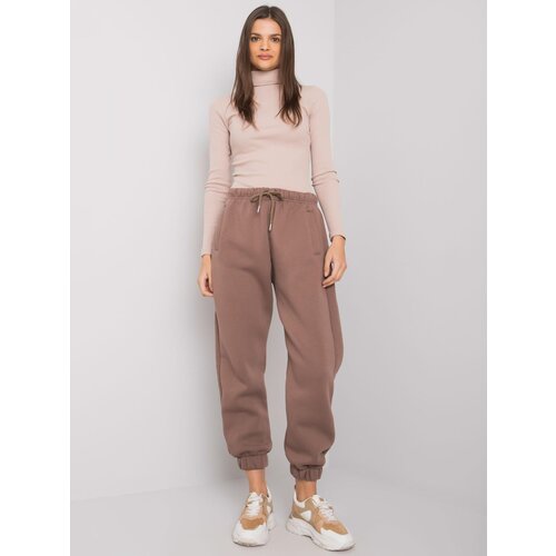 RUE PARIS Sweatpants-RV-DR-7205.74-brown Slike