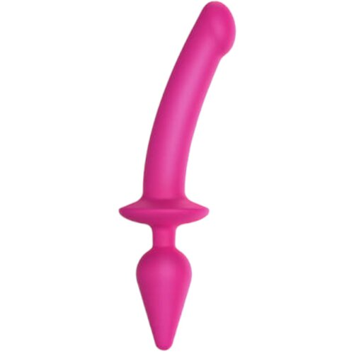 Strap-On-Me Swith Semi-Realistic XXL - silikonski dildo 2v1 (roza) Cene