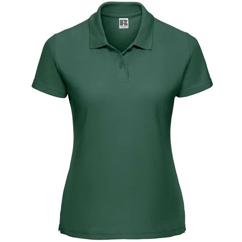 RUSSELL Polycotton Women's Green Polo Shirt