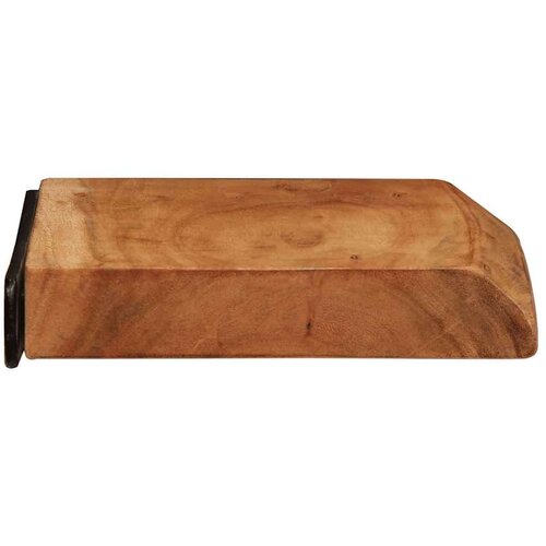  Zidne police 2 kom 30x20x3 5 cm od masivnog bagremovog drva - 30 x 20 x 3.5 cm 1 2 Slike