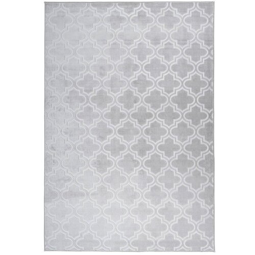 Kayoom RAVNO TKANA PREPROGA Monroe 100 Grau / Blau 160/230 cm taftano modra, siva Cene