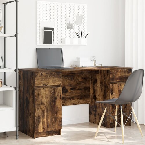 VidaXL Miza Dimenzije 140x49x76 cm Dimenzijski les v dimniku Slike