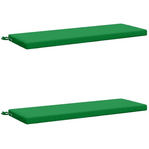  Jastučići za klupe - 2 dijela SOEST 2 kom. 100% poliester - Zelena 110 x 40 x 5 cm Poliester Cene